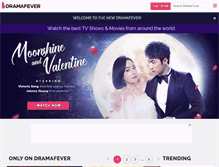 Tablet Screenshot of dramafever.com